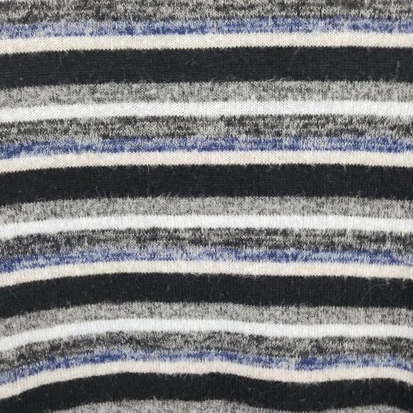 Womens AEO Soft & Sexy Dress Plush Cold Shoulder Turtleneck Blk Stripe XS Short - Picture 4 of 6